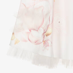 Sofija-طقم فستان أطفال بناتي تول قطن جيرسي لون عاجي | Childrensalon