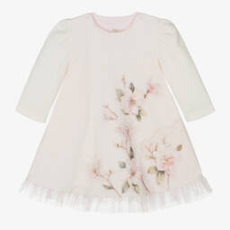 Sofija-فستان بورود قطن لون زهري فاتح | Childrensalon
