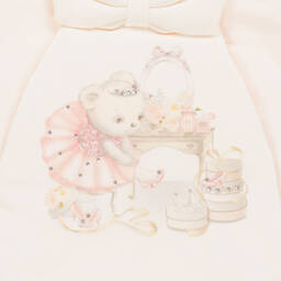 Sofija-Розовый прогулочный комбинезон из хлопка для малышек | Childrensalon