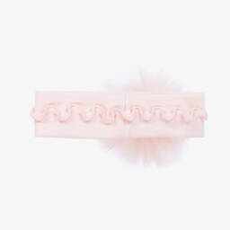 Sofija-Baby Girls Pink Cotton Headband | Childrensalon