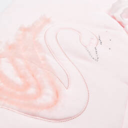 Sofija-Baby Girls Pink Velour Nest (69cm) | Childrensalon