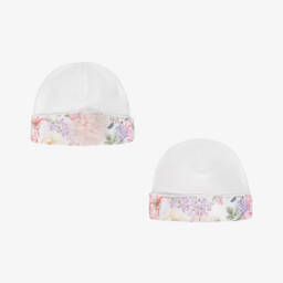 Sofija-طقم بطانية قطن لون أبيض للمولودات | Childrensalon