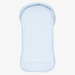 Sofija-Blue & White Cotton Jersey Padded Tiger Nest (70cm) | Childrensalon