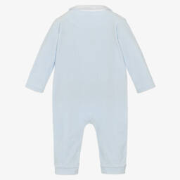 Sofija-بدلة رومبر قطيفة لون أزرق للأولاد | Childrensalon