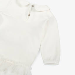 Sofija-طقم ليقنز قطن وتول لون عاجي | Childrensalon