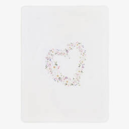 Sofija-Girls White Floral Cotton Babysuit Set | Childrensalon