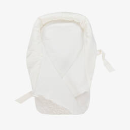 Sofija-Ivory Cotton Baby Nest (64cm) | Childrensalon