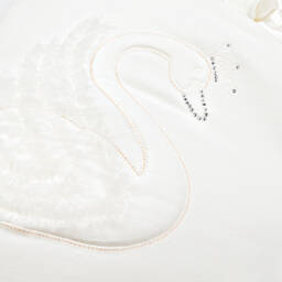 Sofija-Ivory Velour Baby Nest (69cm) | Childrensalon