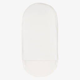 Sofija-Ivory Velour Padded Teddy Nest (65cm) | Childrensalon