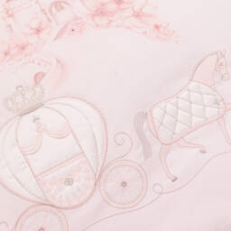 Sofija-Pink Cotton Padded Blanket (85cm) | Childrensalon