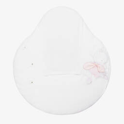 Sofija-بيبي نيست مبطن قطن لون أبيض (61 سم) | Childrensalon