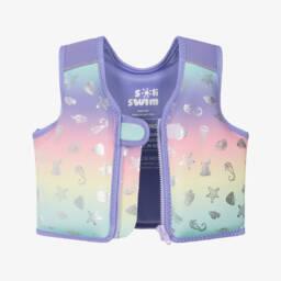 Soli Swim-Multicoloured Sea Creatures Swimming Float Vest | Childrensalon