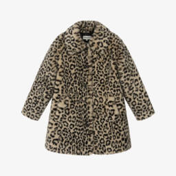 Ralph Lauren-Girls Brown Wide Leg Joggers with Crest Logo | Childrensalon