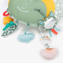 Sophie la Girafe-Green Reversible Activity Play Cushion (42cm) | Childrensalon