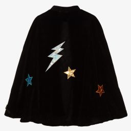 Souza-Black Super Hero Costume Cape | Childrensalon