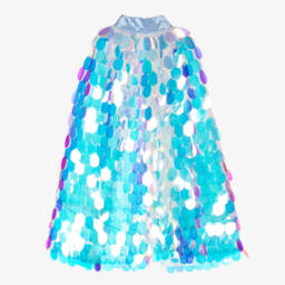 Souza-Blue Sequinned Cape Costume | Childrensalon