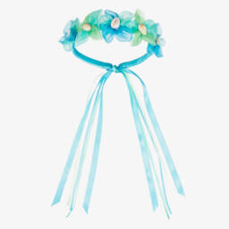 Souza-Blue Sequinned Cape Costume | Childrensalon