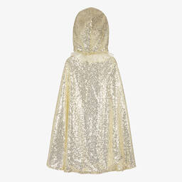 Souza-زي كيب تول مزين بترتر لون ذهبي للبنات | Childrensalon