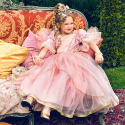 Souza-Girls Pink Organza Princess Dress Costume | Childrensalon