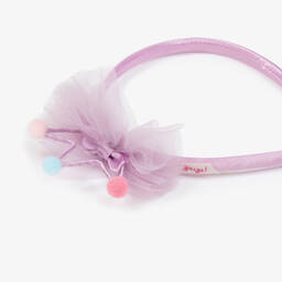 Souza-طوق للشعر تول مزين بتاج لون بنفسجي للبنات | Childrensalon