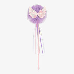Souza-Girls Purple Tulle Fairy Wings Wand | Childrensalon
