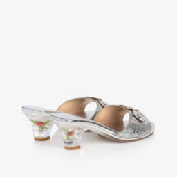 Souza-حذاء للحفلات التنكرية جلد صناعي لون فضّي للبنات | Childrensalon