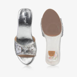 Souza-حذاء للحفلات التنكرية جلد صناعي لون فضّي للبنات | Childrensalon