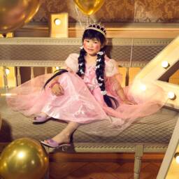 Souza-حذاء للحفلات التنكرية جلد صناعي لون زهري للبنات | Childrensalon