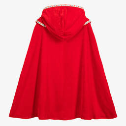 Souza-Red Riding Hood Velour Cape | Childrensalon