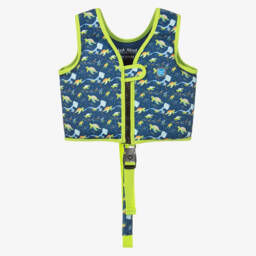 Splash About-Boys Navy Blue Turtle & Stingray Print Float Vest | Childrensalon