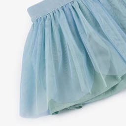 Stella McCartney Kids-Baby Girls Blue Tulle Skirt | Childrensalon