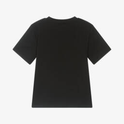 Stella McCartney Kids-Boys Black Cotton Magician T-Shirt | Childrensalon