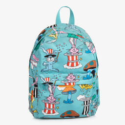 Stella McCartney Kids-Boys Blue Magic Rabbit Backpack (41cm) | Childrensalon