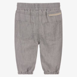 Stella McCartney Kids-بنطلون بطبعة سناجب قطن لون رمادي للاولاد  | Childrensalon