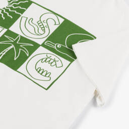 Stella McCartney Kids-Boys Ivory Graphic T-Shirt | Childrensalon