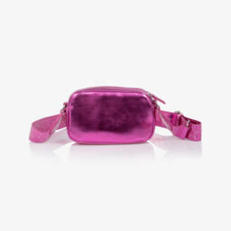 Stella McCartney Kids-Girl Pink & Blue Metallic Star Shoulder Bag (18cm) | Childrensalon