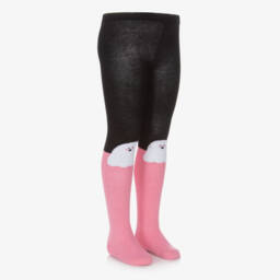 Stella McCartney Kids-كالون محبوك لون أسود وزهري للبنات | Childrensalon