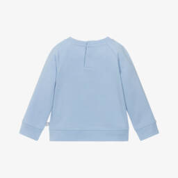 Stella McCartney Kids-Girls Blue Cotton Fairy Sweatshirt | Childrensalon
