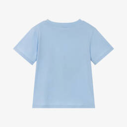 Stella McCartney Kids-Girls Blue Cotton Fairy Wand T-Shirt | Childrensalon