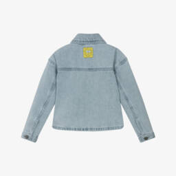 Stella McCartney Kids-Girls Blue Denim SpongeBob Jacket | Childrensalon