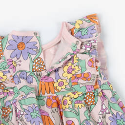Stella McCartney Kids-Girls Pink Cotton Fairy Dress | Childrensalon