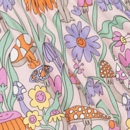 Stella McCartney Kids-Girls Pink Cotton Fairy Dress | Childrensalon