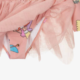 Stella McCartney Kids-Girls Pink Tulle Fairies Dress | Childrensalon