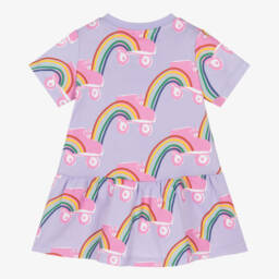 Stella McCartney Kids-Girls Purple Cotton Roller Skate Dress | Childrensalon