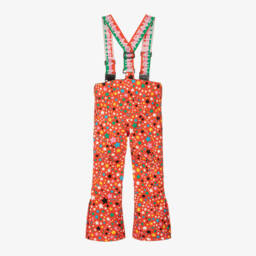 Stella McCartney Kids Ski Wear Capsule-Girls Red Star Ski Trousers | Childrensalon