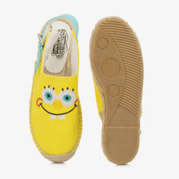 Stella McCartney Kids-Girls Yellow SpongeBob Espadrilles | Childrensalon
