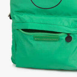 Stella McCartney Kids-Green Frog Backpack (32cm) | Childrensalon