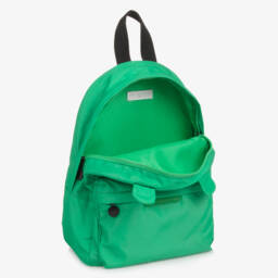 Stella McCartney Kids-Green Frog Backpack (32cm) | Childrensalon