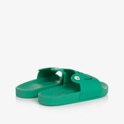 Stella McCartney Kids-Green Frog Sliders | Childrensalon