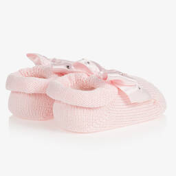 Story Loris-Baby Girls Pink Headband & Booties Gift Set | Childrensalon